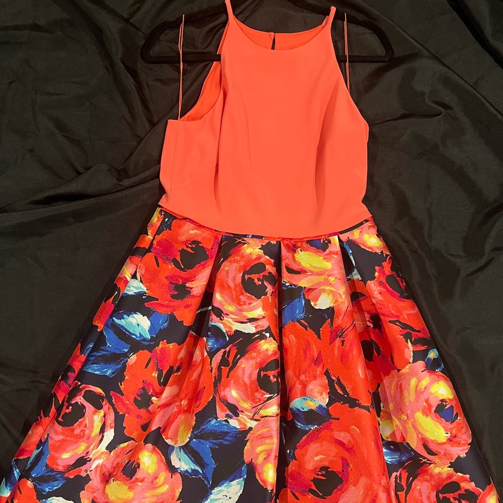 Adrianna Pappell Fit and Flare Dress